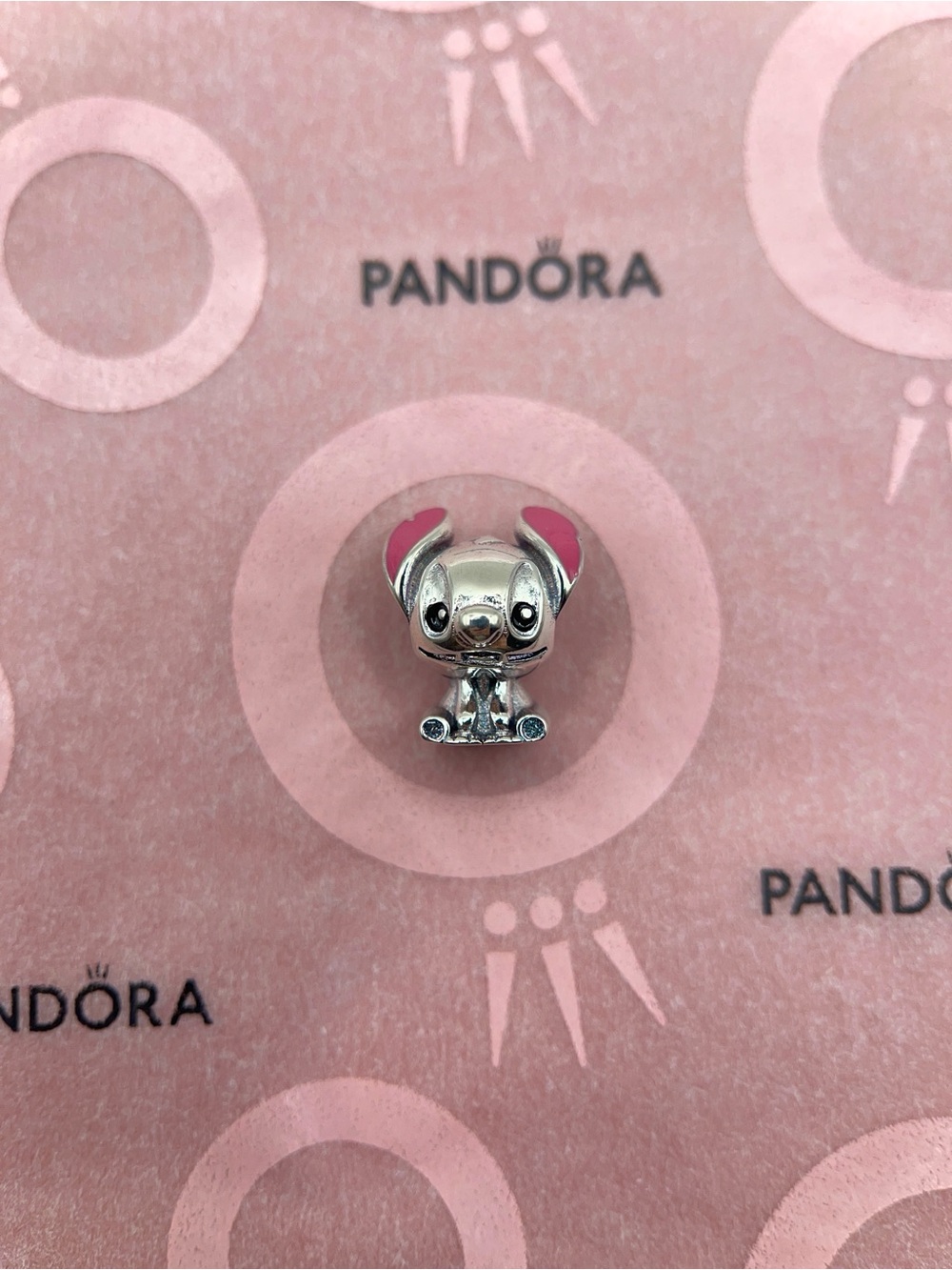 Pandora Disney Lilo & Stitch Angel Sterling Silver Charm 799507C01